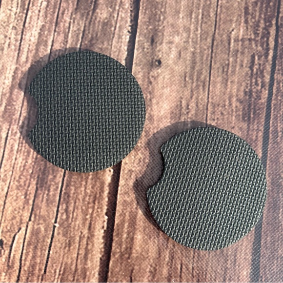 Cat Car Neoprene Coasters Set Of 2 - New - Picture 4 of 4